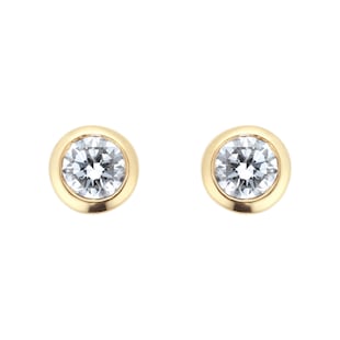 Mappin & Webb Gossamer 18ct Yellow Gold 0.33cttw Diamond Stud Earrings