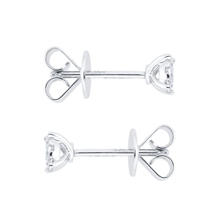 Mappin & Webb Masquerade 18ct White Gold 0.20cttw Diamond Stud Earrings