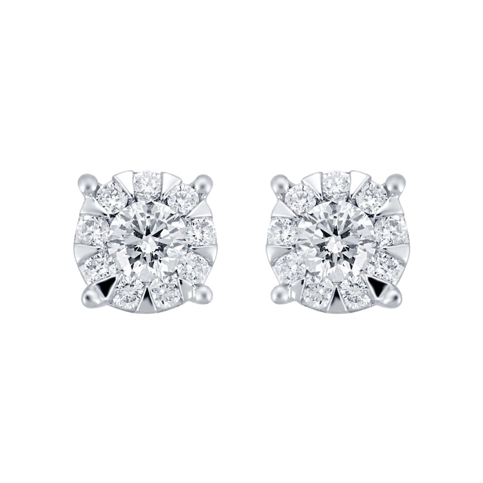 Mappin & Webb Brilliant Cut 0.49ct Solitaire Style Studs
