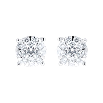 Mappin & Webb Masquerade 0.67ct Diamond Stud Earrings
