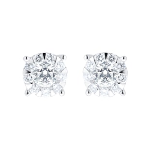 Mappin & Webb Masquerade 0.67ct Diamond Stud Earrings