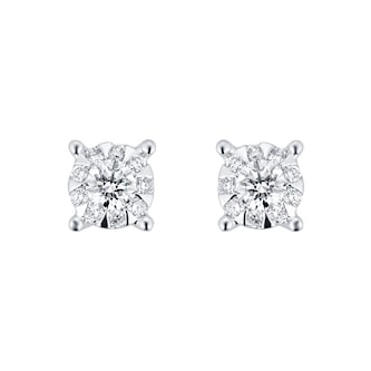 Mappin & Webb Masquerade 0.34ct Diamond Stud Earrings