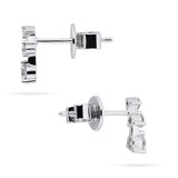 Mappin & Webb 18ct White Gold 0.30cttw Diamond Scatter Climber Earrings