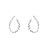 Mappin & Webb 18ct White Gold 2.20ct Diamond Hoop Earrings