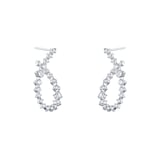 Mappin & Webb 18ct White Gold 2.20ct Diamond Hoop Earrings