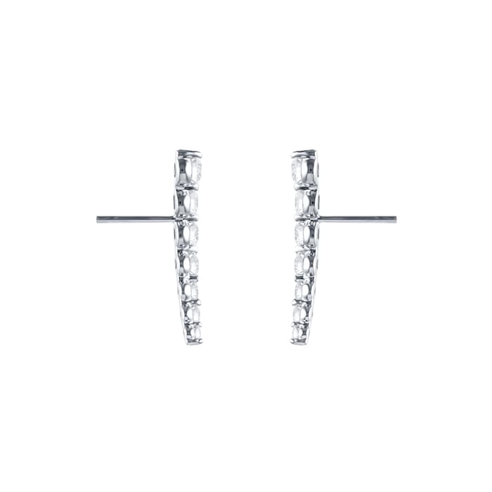 Mappin & Webb 18ct White Gold 1.22ct Diamond Drop Earrings