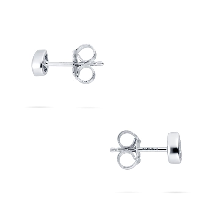 Goldsmiths 9ct White Gold 0.15cttw Stud Earrings