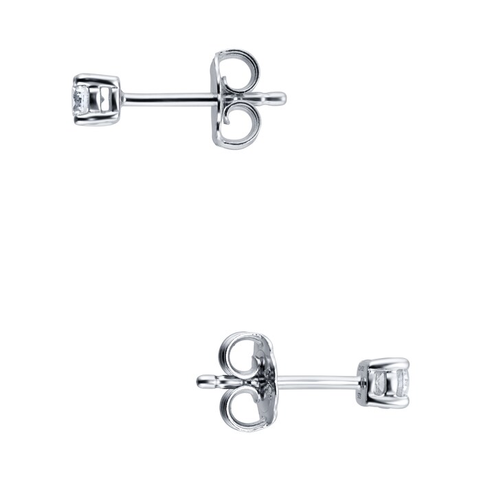 Goldsmiths 9ct White Gold 0.25cttw Brilliant Cut Stud Earrings