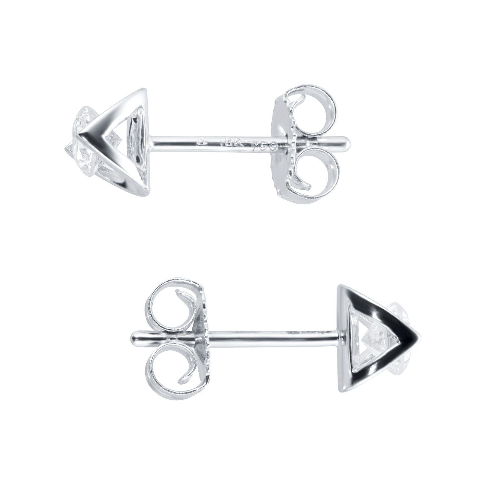 Goldsmiths 18ct White Gold 0.30ct Tension Set Goldsmiths Brightest Diamond Earrings Goldsmiths 18ct White Gold 0.30ct Tension Set Goldsmiths Brightest Diamond Earrings