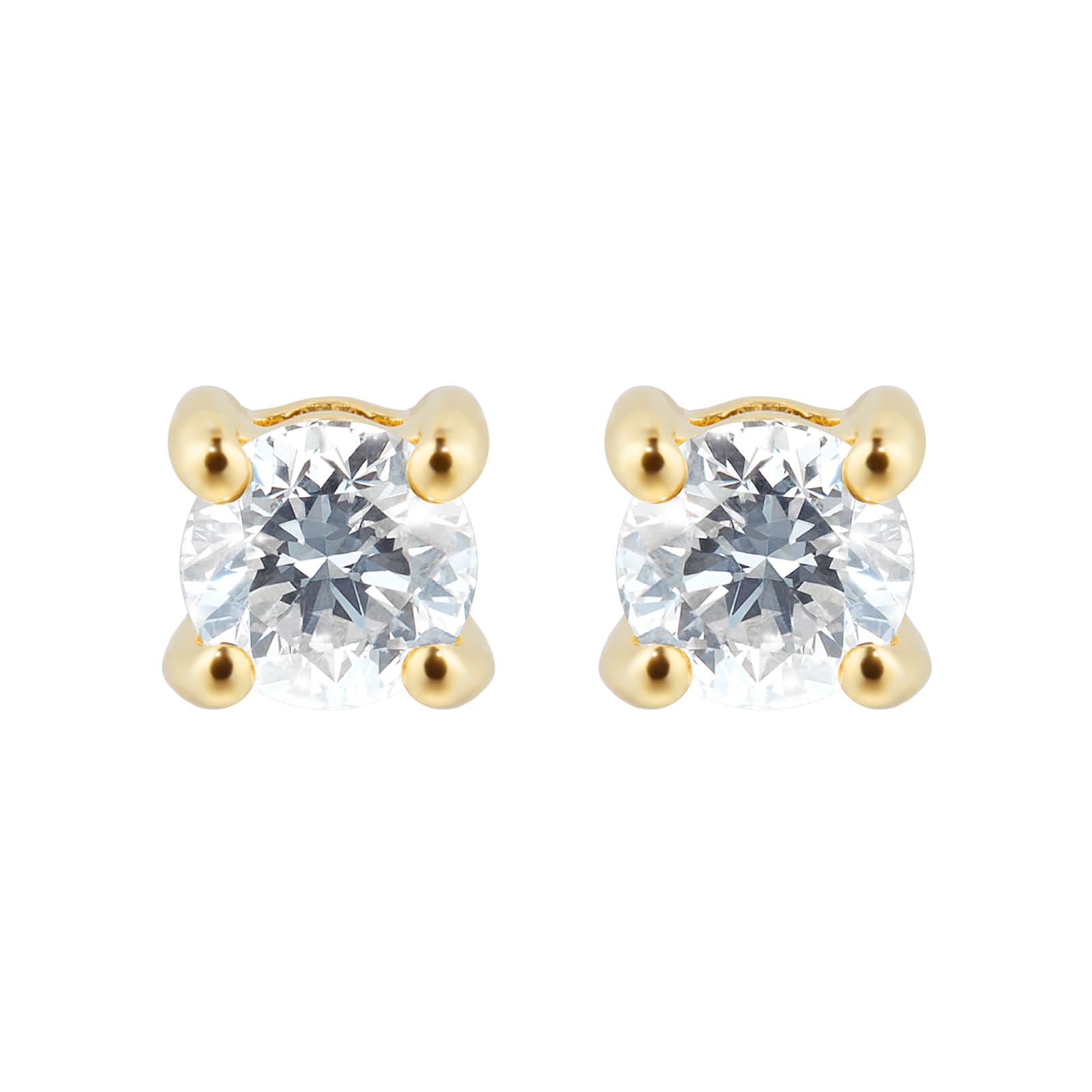 Libretto 18ct Yellow Gold 0.30cttw Diamond Earrings
