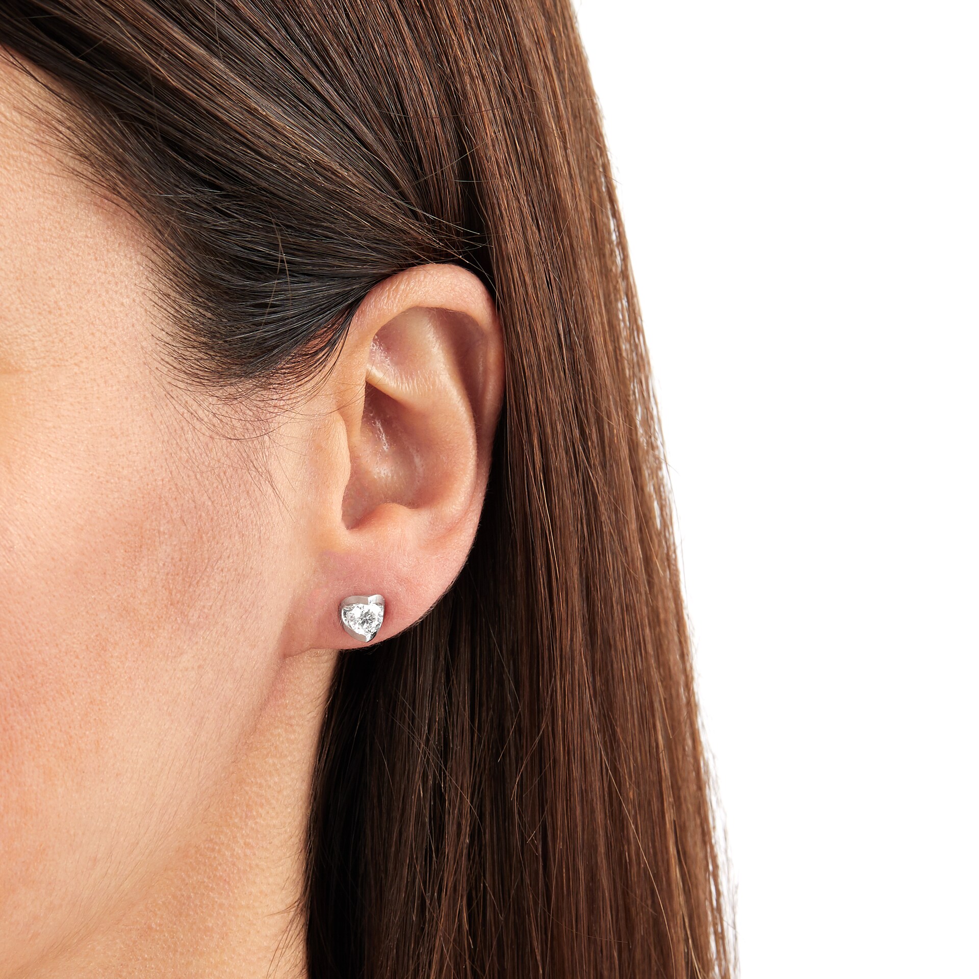 Goldsmiths Platinum 0.70cttw Goldsmiths Brightest Diamond Tension Set Stud Earrings Goldsmiths Platinum 0.70cttw Goldsmiths Brightest Diamond Tension Set Stud Earrings