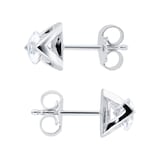 Goldsmiths Platinum 0.40cttw Goldsmiths Brightest Diamond Tension Set  Stud Earrings
