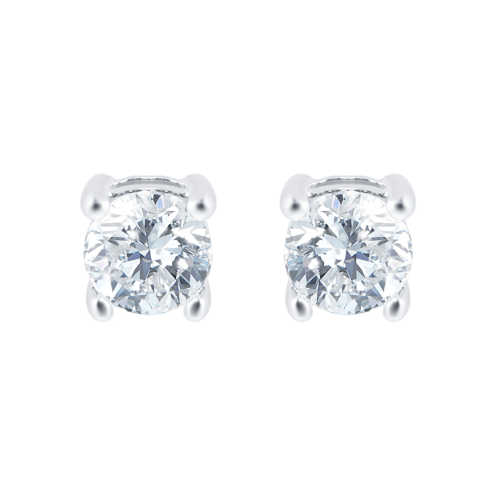 Goldsmiths Platinum 0.25cttw Goldsmiths Brightest Diamond Solitaire Stud Earrings Goldsmiths Platinum 0.25cttw Goldsmiths Brightest Diamond Solitaire Stud Earrings