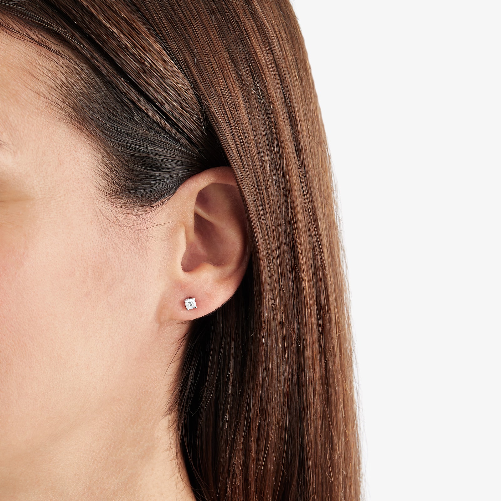 Goldsmiths Platinum 0.25cttw Goldsmiths Brightest Diamond Solitaire Stud Earrings