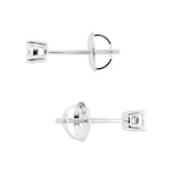 Goldsmiths Platinum 0.25cttw Goldsmiths Brightest Diamond Solitaire Stud Earrings