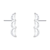 Mappin & Webb 18ct White Gold 1.59ct Marquise Diamond Drop Earrings