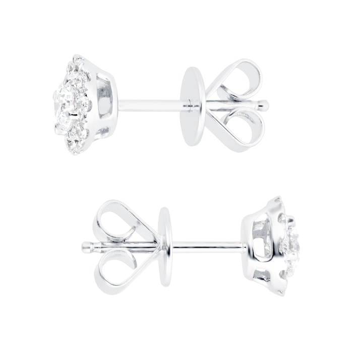 Mappin & Webb Amelia 18ct White Gold 0.60cttw Diamond Stud Earrings