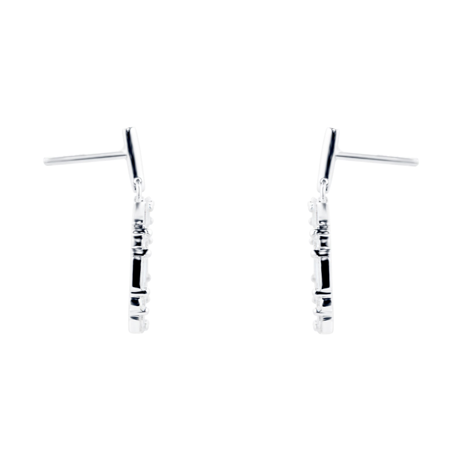 Mappin & Webb Renee 18ct White Gold 0.58cttw Diamond Circle Earrings Mappin & Webb Renee 18ct White Gold 0.58cttw Diamond Circle Earrings