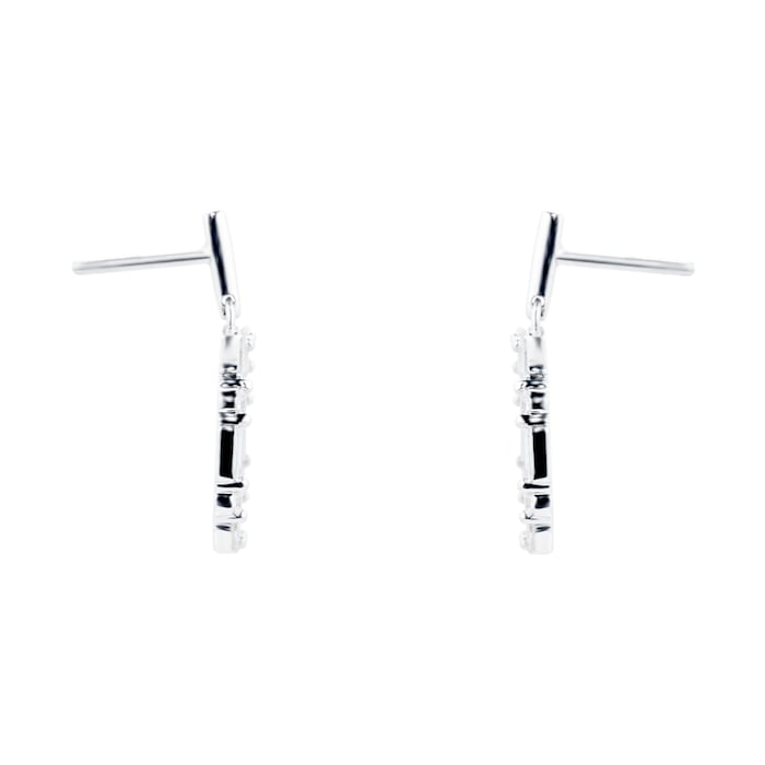 Mappin & Webb Renee 18ct White Gold 0.58cttw Diamond Circle Earrings