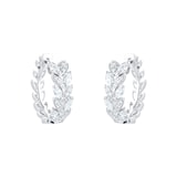 Mappin & Webb Vinea 18ct White Gold 0.65cttw Diamond Hoop Earrings