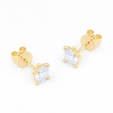 Goldsmiths 18ct Yellow Gold 1.00cttw Diamond Stud Earrings