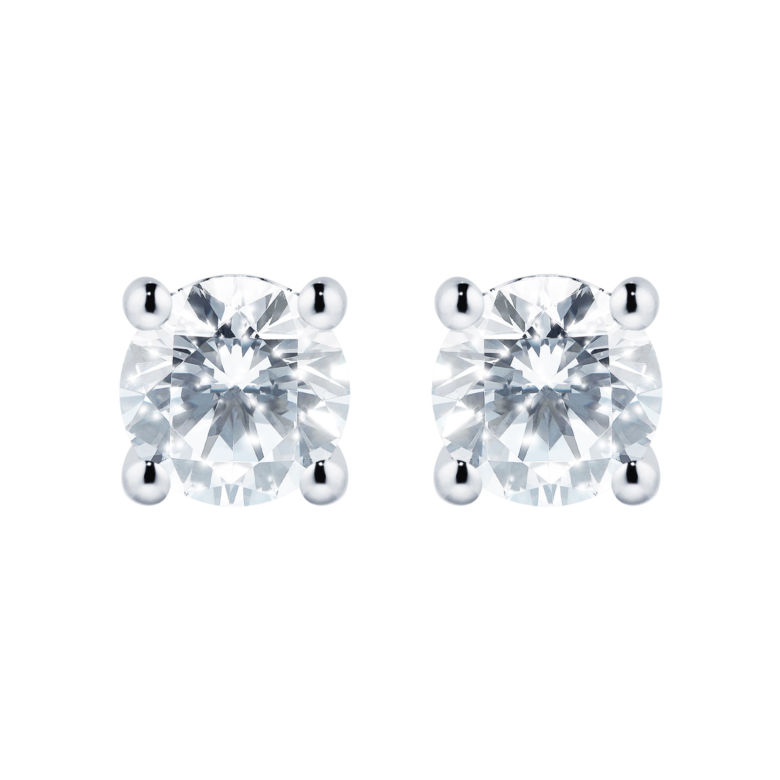 Mappin & Webb Platinum 1.50cttw Diamond Stud Earrings