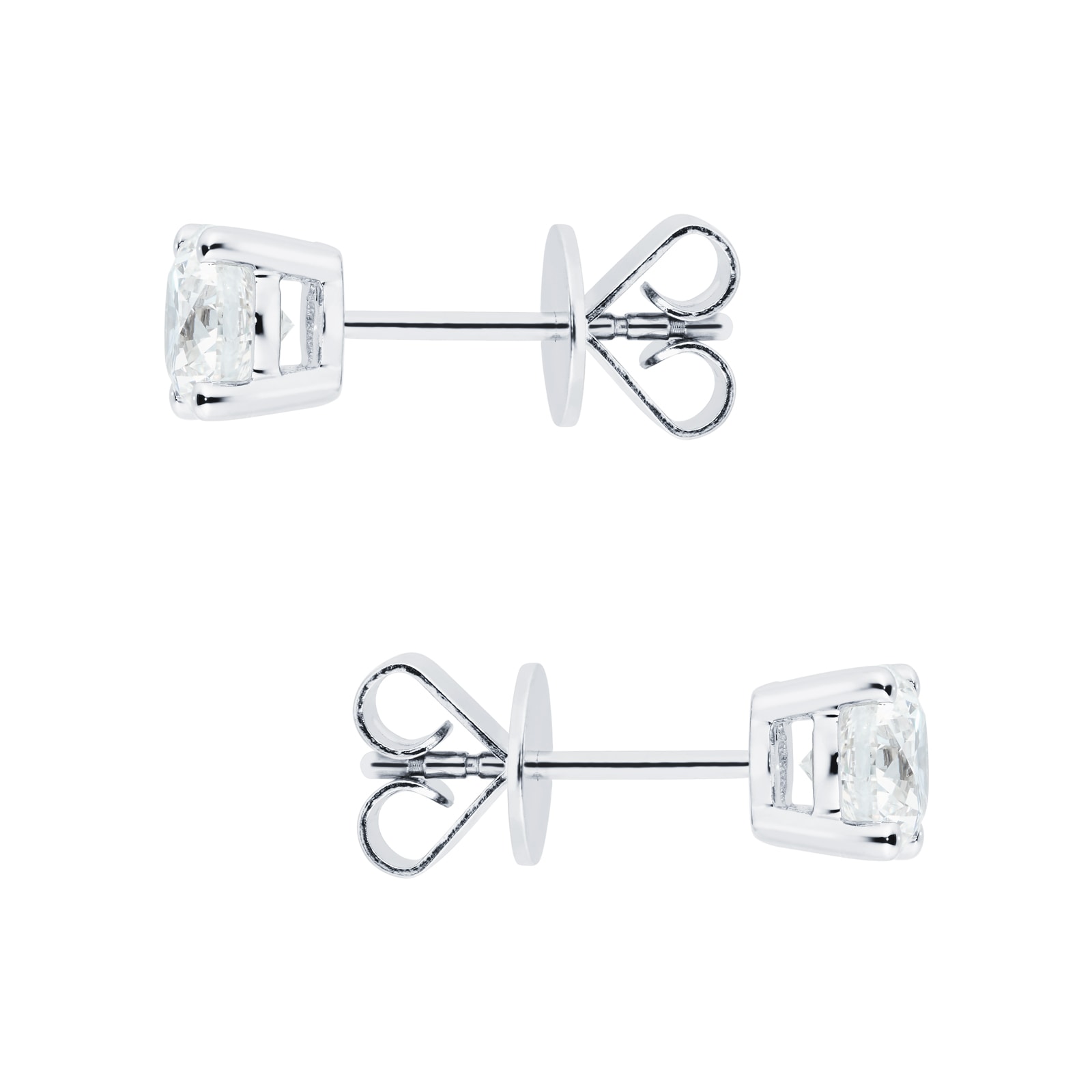 Mappin & Webb Platinum 1.50cttw Diamond Stud Earrings