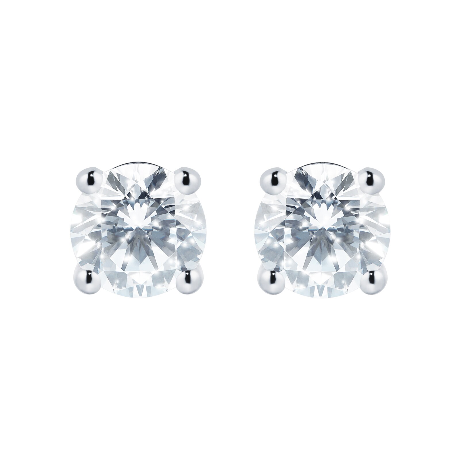 Mappin & Webb Platinum 2cttw Diamond Stud Earrings