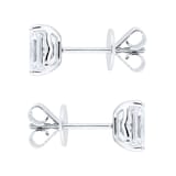 Mappin & Webb Platinum 2.00cttw Emerald Cut Stud Earrings