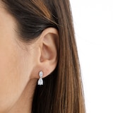 Mappin & Webb Platinum 2.00cttw Pear Cut Diamond Drop Earrings