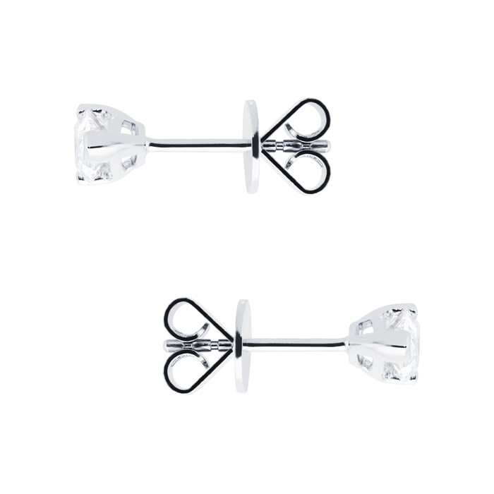 Mappin & Webb Platinum 1.40cttw Pear Cut Diamond Stud Earrings