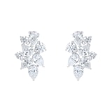 Mappin & Webb Riveret 18ct White Gold 0.70cttw Mixed Cut Diamond Stud Earrings