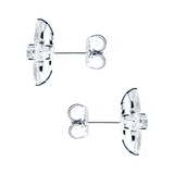 Mappin & Webb 18ct White Gold 2.08cttw Star Stud Earrings