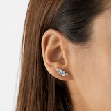 Mappin & Webb Vinea 18ct White Gold 0.50cttw Diamond Climber Earrings