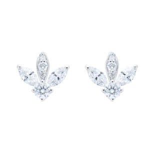 Mappin & Webb Vinea 18ct White Gold 0.60cttw Diamond Stud Earrings