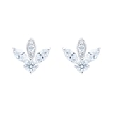 Mappin & Webb Vinea 18ct White Gold 0.60cttw Diamond Stud Earrings