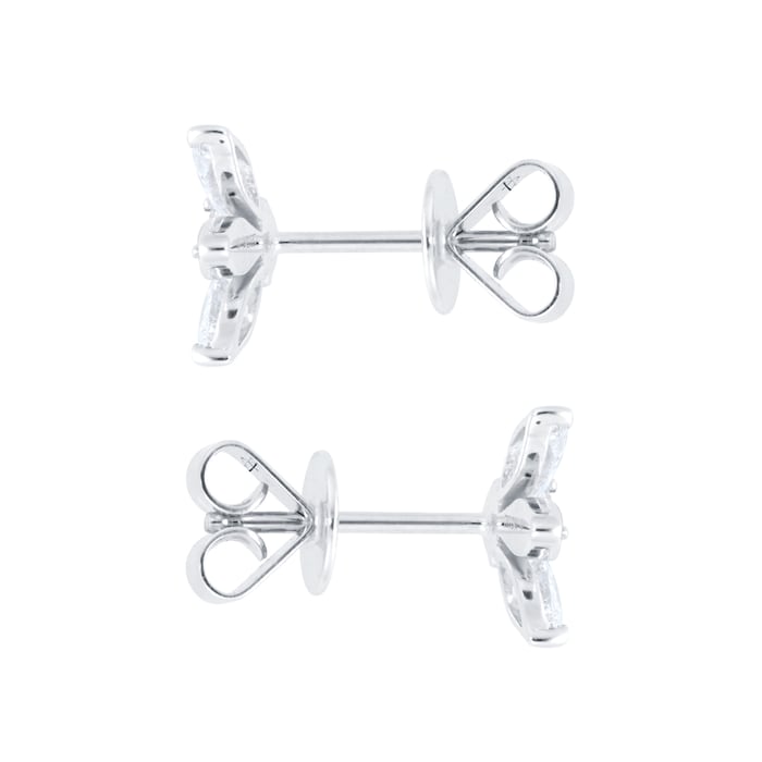 Mappin & Webb Vinea 18ct White Gold 0.60cttw Diamond Stud Earrings