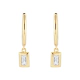 Mappin & Webb Gossamer 18ct Yellow Gold 0.30cttw Diamond Huggie Earrings
