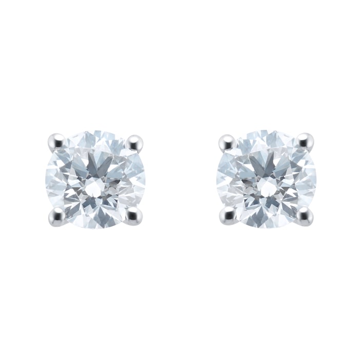 Mappin & Webb Platinum 2.00cttw Diamond Stud Earrings