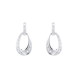 Goldsmiths 9ct White Gold 0.10cttw Diamond Earrings