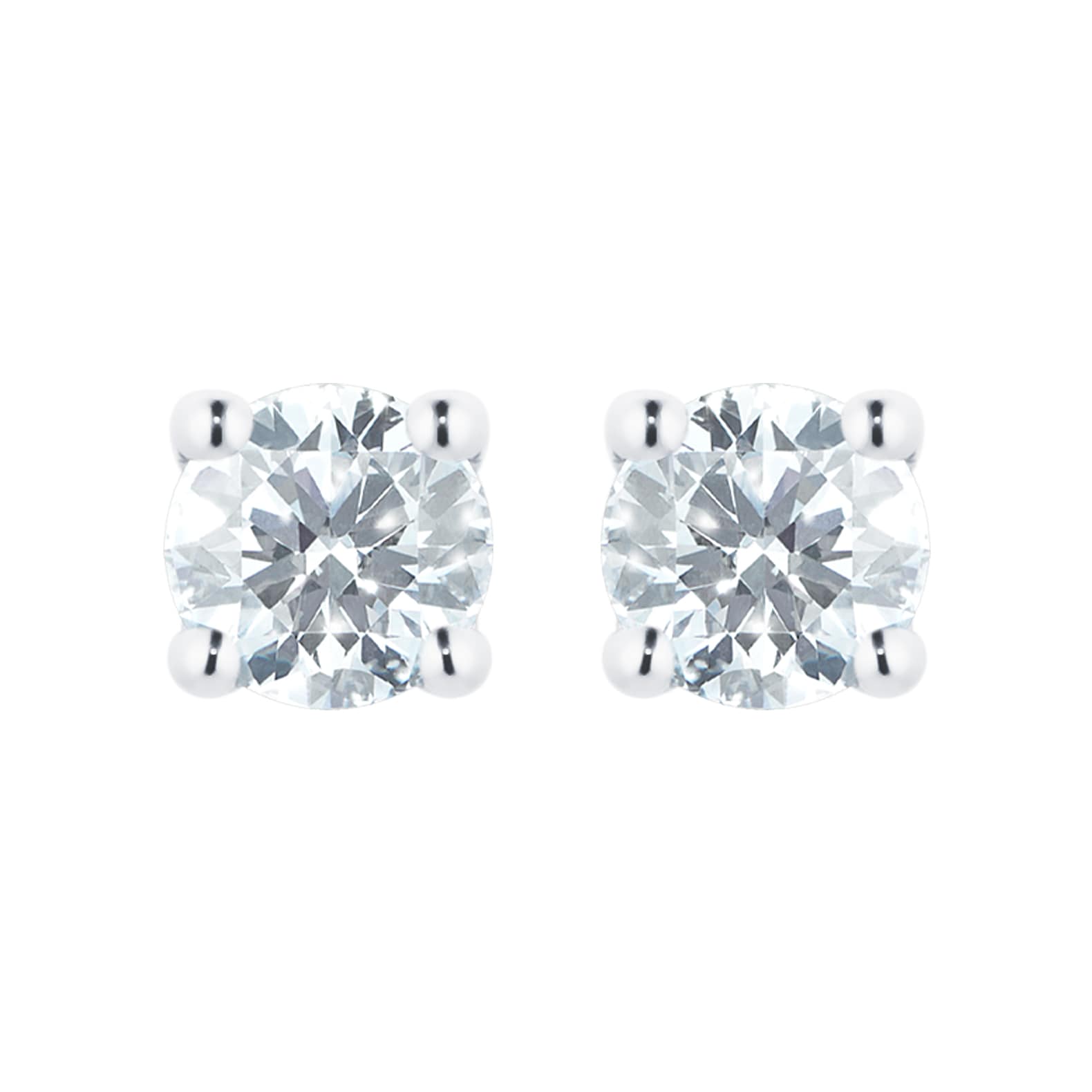 Goldsmiths 9ct White Gold 0.25cttw Diamond Stud Earrings