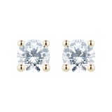 Goldsmiths 9ct Yellow Gold 0.50cttw Diamond Stud Earrings