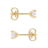 Goldsmiths 18ct Yellow Gold 0.60ct Diamond Solitaire Stud Earrings