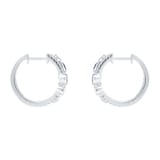 Mappin & Webb Gossamer 18ct White Gold 0.70cttw Sapphire & 0.40cttw Diamond Earrings
