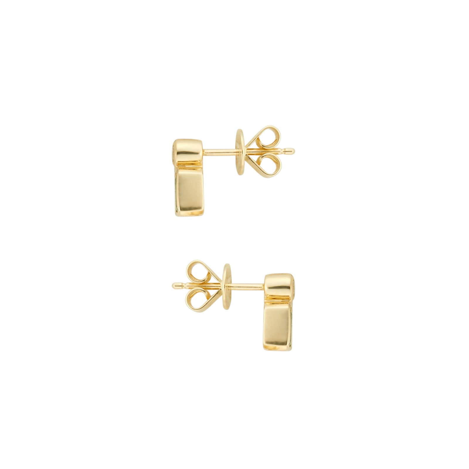 Mappin & Webb Gossamer 18ct Yellow Gold Emerald & 0.10cttw Diamond Earrings Mappin & Webb Gossamer 18ct Yellow Gold Emerald & 0.10cttw Diamond Earrings