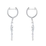 Mappin & Webb Vinea 18ct White Gold 0.66cttw Diamond Floral Earrings