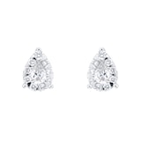 Mappin & Webb Masquerade 18ct White Gold 0.70cttw Diamond Stud Earrings