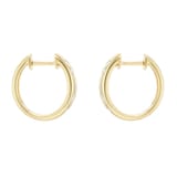 Mappin & Webb Gossamer 18ct Yellow Gold 0.30cttw Diamond Hoop Earrings