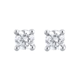 12153556 - 9ct White Gold 0.15cttw Diamond Stud Earrings