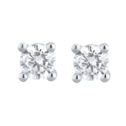 12153557 - 9ct White Gold 0.25cttw Diamond Stud Earrings